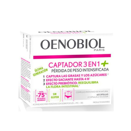 Oenobiol Captador 3 En 1 Plus 60 Caps