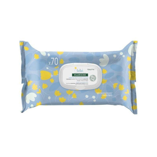Klorane Toallitas Bebe 72 Ud