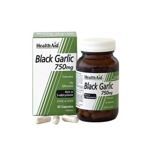 Ajo Negro 750 Mg 30 Cápsulas Health Aid