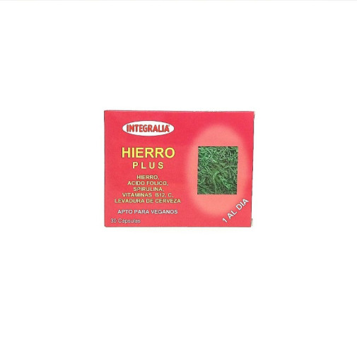 Hierro Plus 30 Cápsulas Integralia