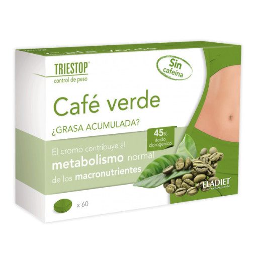 Triestop Cafe Verde 60 Comprimidos Eladiet