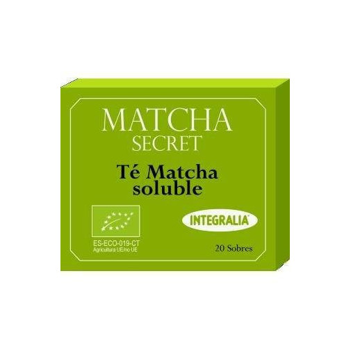 Té Matcha Secret Soluble 20 Sobres Integralia