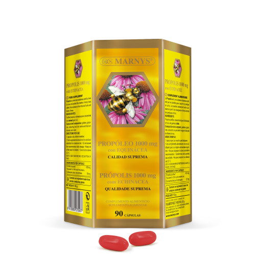 Propoleo Con Echinacea 1000 Mg 90 Perlas Marnys