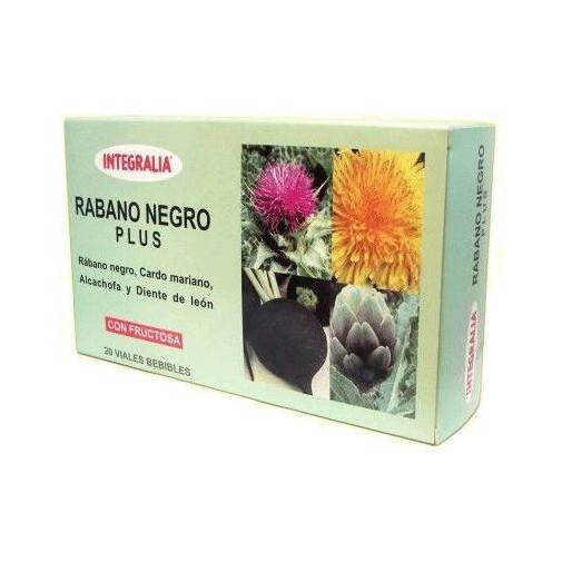 Rabano Negro Plus 20 Viales Integralia