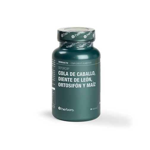 Depurcap (Cola De Caballo + Diente De León + Ortosifón + Maíz) 60 Cápsulas Herbora