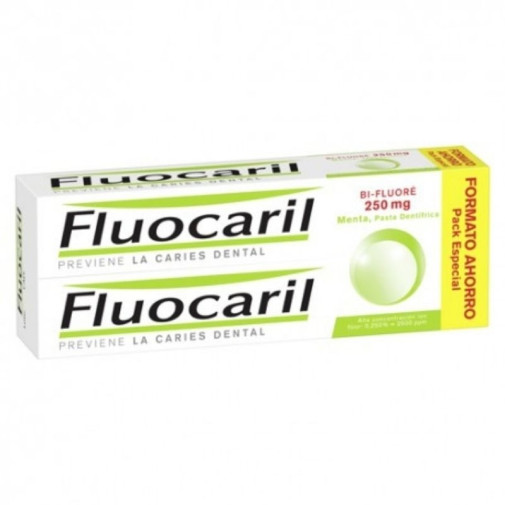 Fluocaril Bi-Fluore 250 mg Menta 2x125 ml