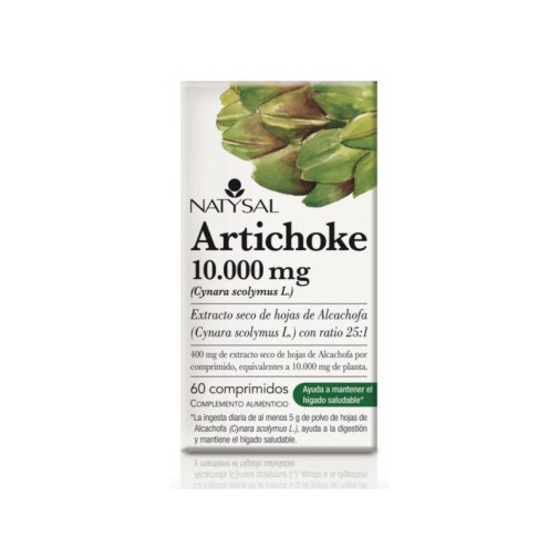 Artichoke 10.000 Mg 60 Comprimidos Natysal