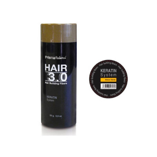Hair 3.0 Building Fibers Medium Blonde 28 G Prisma Natural