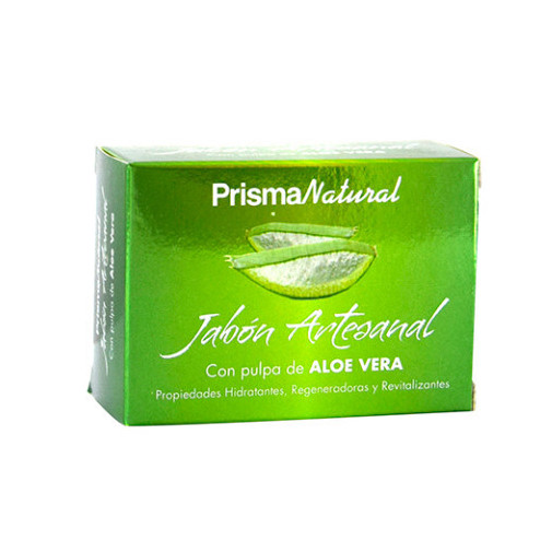Jabón Artesanal De Aloe Vera Pastilla De 100 G Prisma Natural