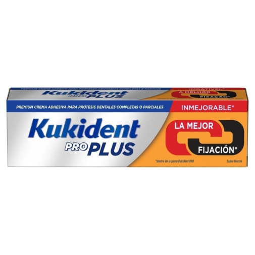 Kukident Pro Plus Doble Accion 40 Gramo