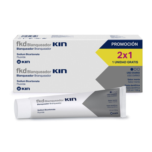 Kin Fkd Duplo Dentífrico Blanqueador 2X125Ml