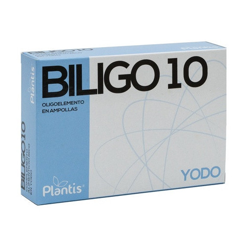 Biligo 10 (Yodo) 20 Ampollas De 2 Ml Plantis