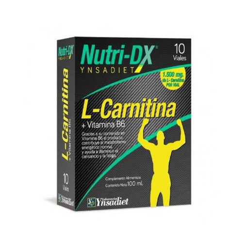 L Carnitina + Vitamina B6 10 Ampollas Nutri Dx