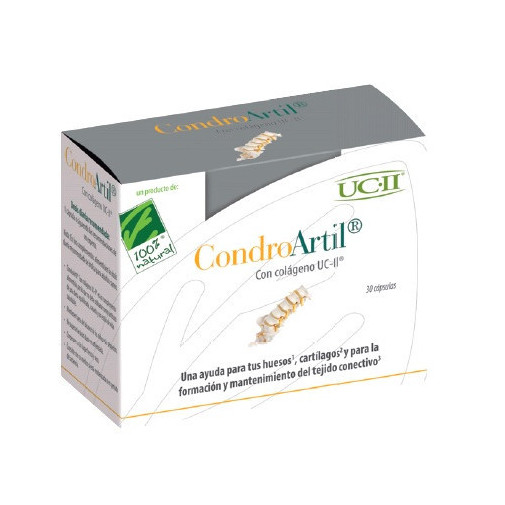 Condroartil + Colageno Uc Ii 30 Capsulas Cien Por Cien Natural