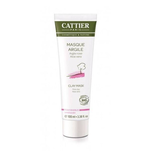 Mascarilla De Arcilla Rosa Pieles Sensibles 100 Ml Cattier