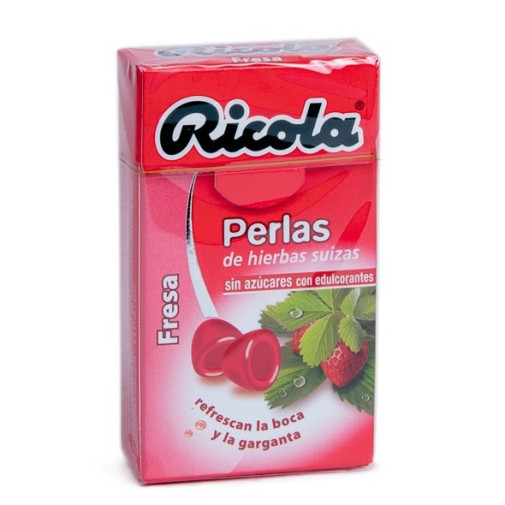 Ricola Perlas S/A Fresa 25 G.