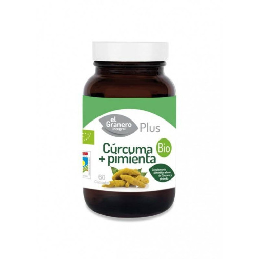Curcuma + Pimienta Bio 440 Mg 60 Cápsulas El Granero