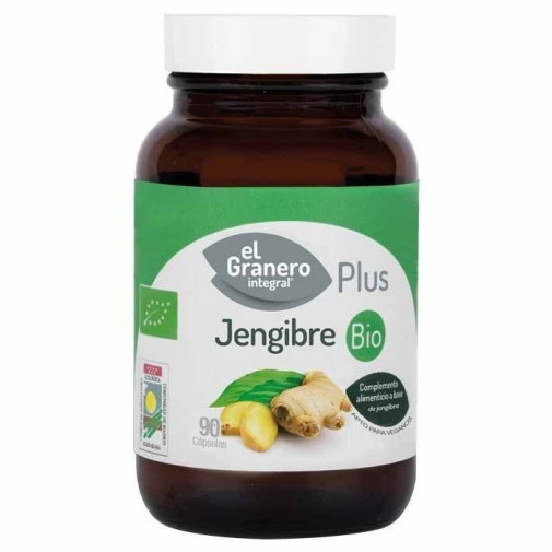 Jengibre Bio 500 Mg 90 Cápsulas El Granero