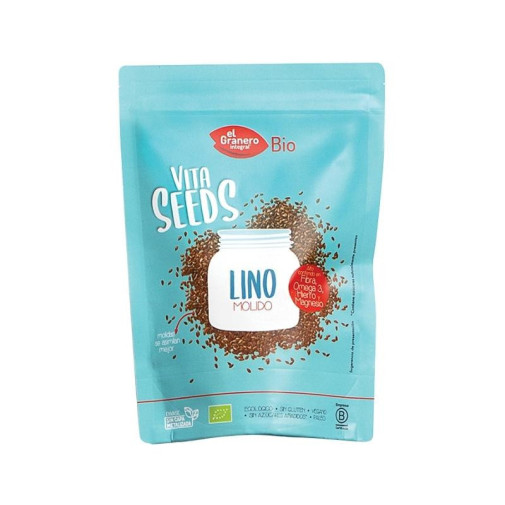 Semillas De Lino Molidas Bio 300 Gr El Granero