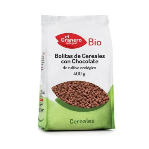 Bolitas De Cereales Con Chocolate Bio 400 Gr El Granero