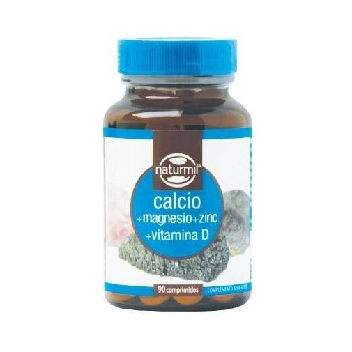 Calcio + Magnesio + Zinc + Vitamina D 90 Comprimidos Naturmil