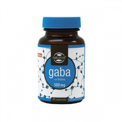 Gaba Con Biotina 500 Mg 60 Comprimidos Naturmil