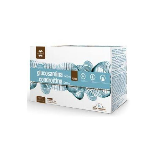 Glucosamina 1500 Mg + Condroitina 1200 Mg Forte 20 Ampollas Naturmil