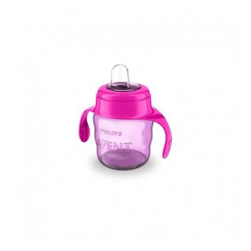 Vaso Boquilla Blanda Rosa 200 Ml Philips Avent