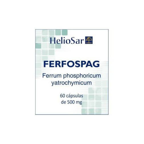 Ferfospag Ferrum Phosphoricum 60 Cápsulas Heliosar