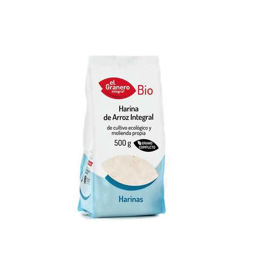 Harina De Arroz Integral Bio 500 Gr El Granero