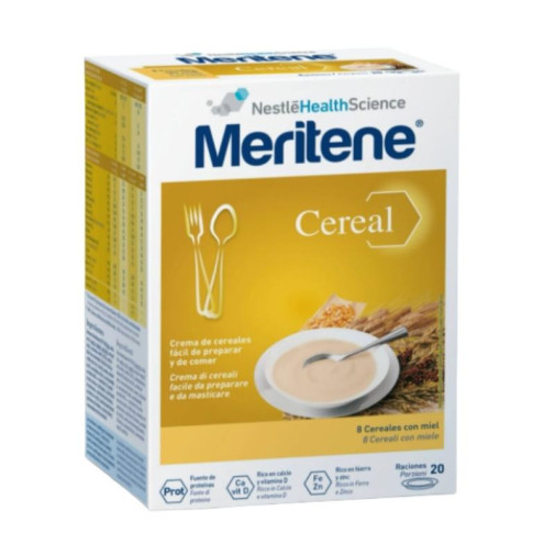 8 Cereales Con Miel 600 Gr Meritene