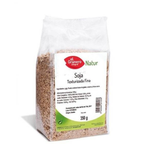 Soja Texturizada Fina 350 Gr El Granero