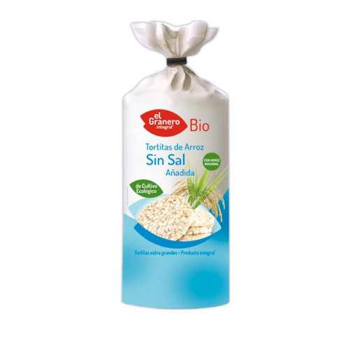 Tortitas De Arroz Sin Sal Bio 115 Gr El Granero
