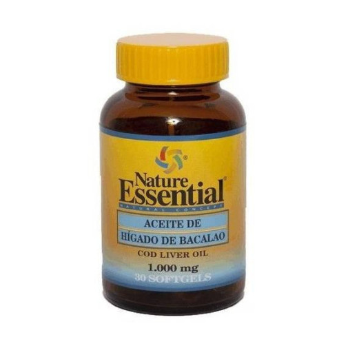 Aceite Higado De Bacalao 1000 Mg 30 Perlas Nature Essential