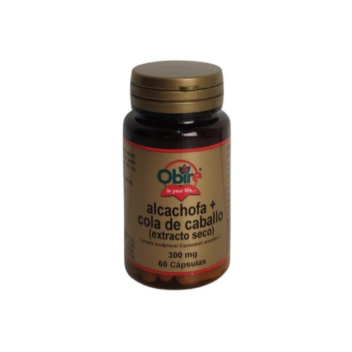 Alcachofa+Cola Caballo 300 Mg 60 Cápsulas Obire