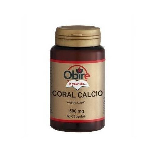 Calcio Coral 500 Mg 60 Cápsulas Obire