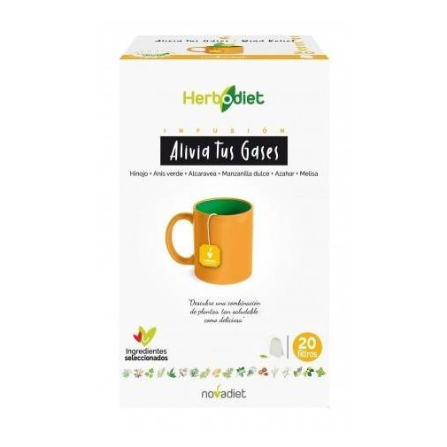 Herbodiet Alivia Tus Gases 20 Filtros Novadiet