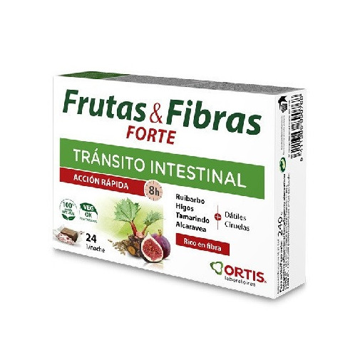 Fruta Y Fibra Forte 24 Cubos Ortis