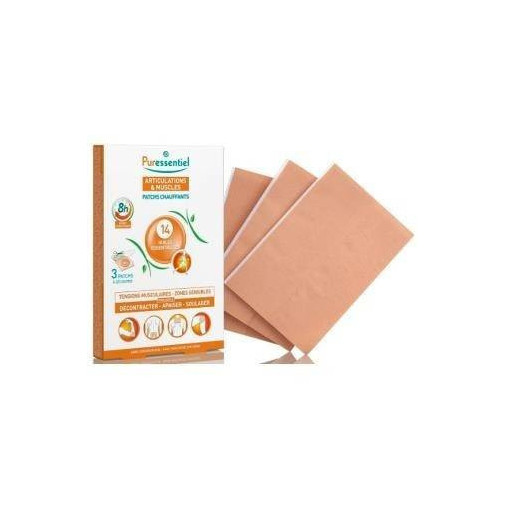 3 Parches Con Calor Para Articulaciones Y Musculos Con Calor Puressentiel
