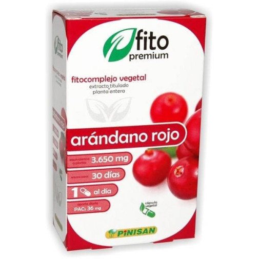 Fitopremium Arandano Rojo 30 Cápsulas Pinisan