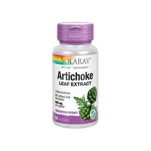 Artichoke (Alcachofa) 300 Mg 60 Cápsulas Solaray