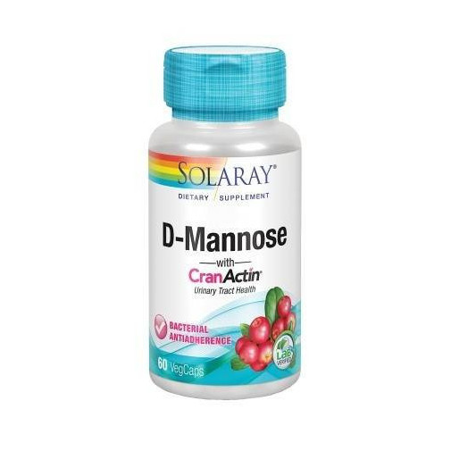 D Manosa/Crananctin 60 Cápsulas Solaray