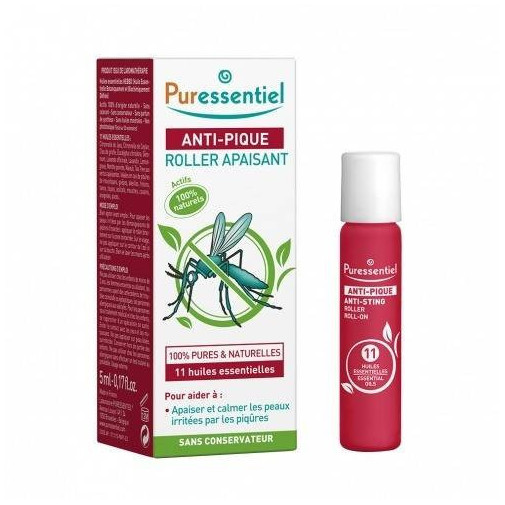 Roller Calmante Anti Pic. Con 11 Aceites Esenciales 5 Ml Puressentiel