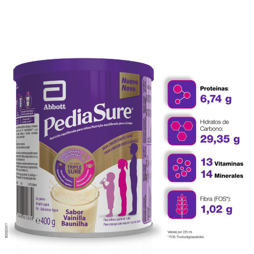 Pediasure Polvo Vainilla 400 Gramos