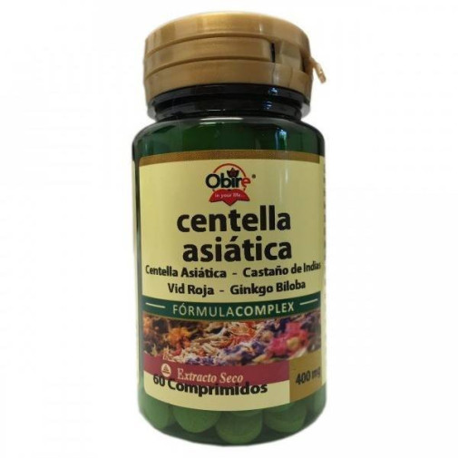 Centella Asiatica Complex 400 Mg Extracto Seco 60 Capsulas Obire