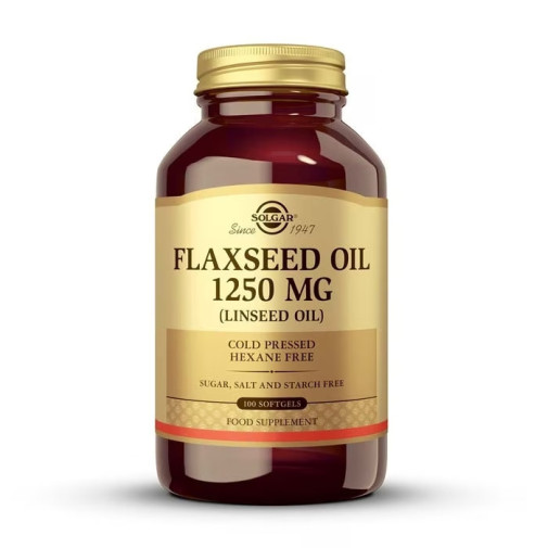 Solgar Aceite De Linaza 1.250 Mg 100 Perlas