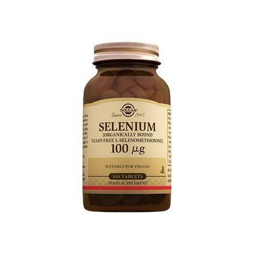 Selenio 100 Mg 100 Comprimidos Solgar