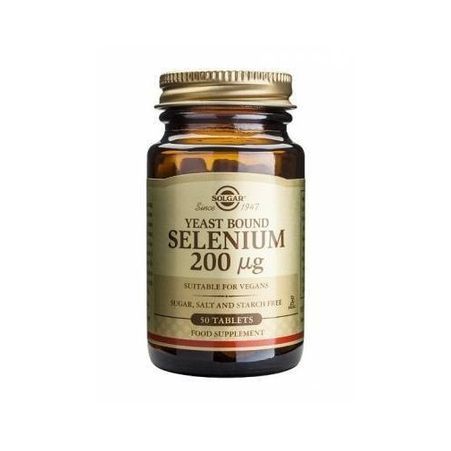 Selenio Sin Levadura 200 Mg 100 Comprimidos Solgar