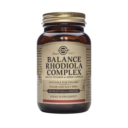 Solgar Balance Rodiola Complex 60 Cápsulas Vegetales