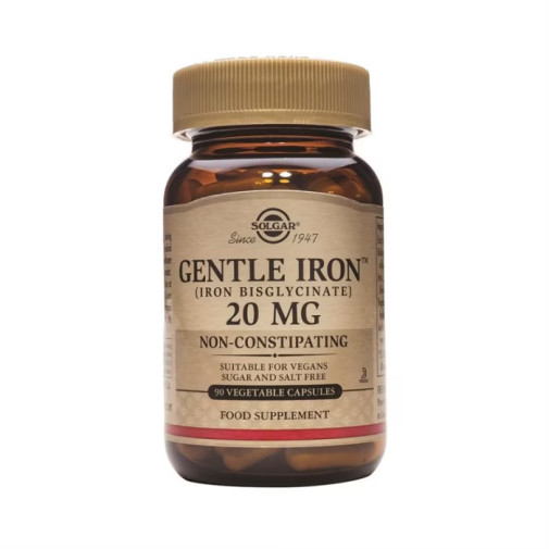 Solgar Hierro Gentle 20 Mg 90 Cápsulas